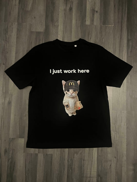 Cat meme T-shirt  #001
